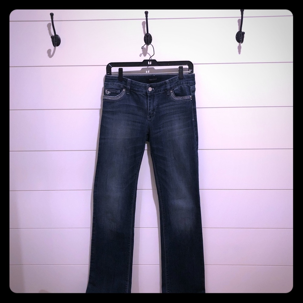 WHBM Embellished Bootcut Jean